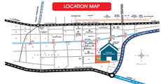 location map of trishul dream homes